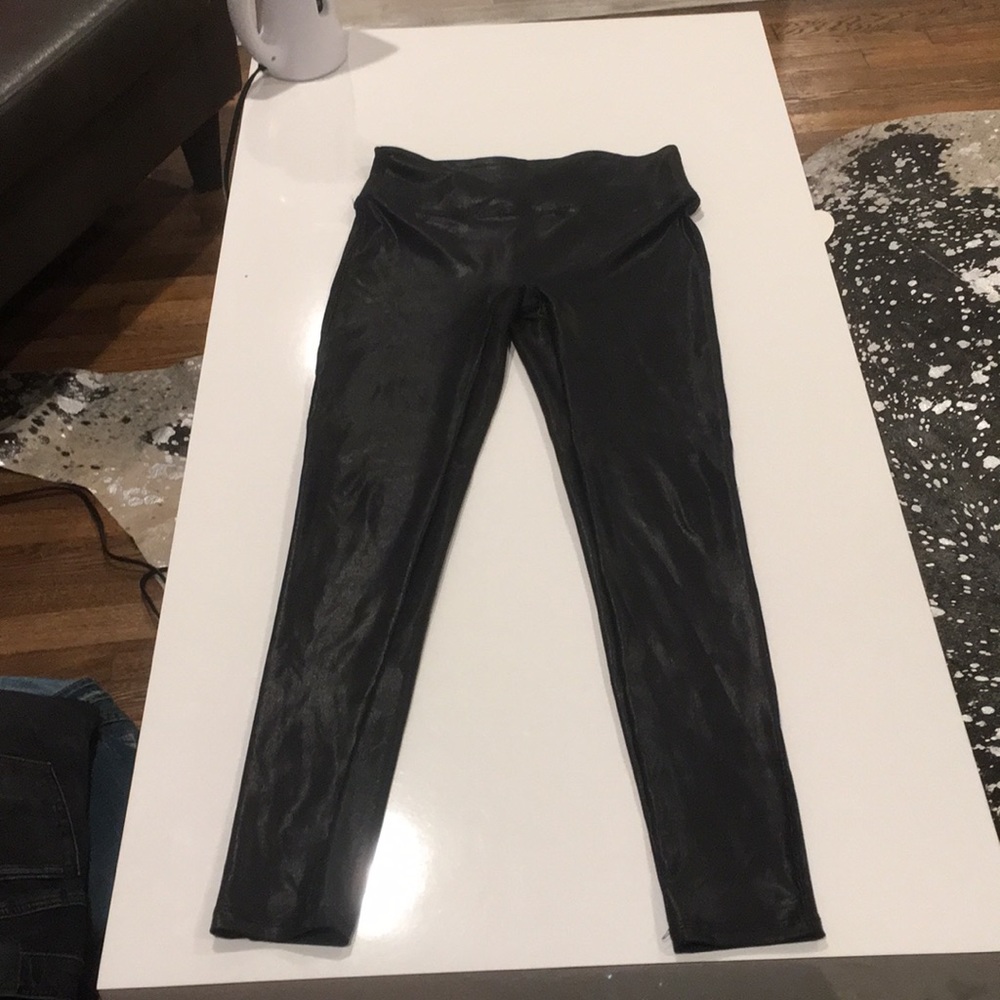 Faux leather leggings